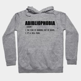 Book Lover - ABIBLIOPHOBIA Definition Hoodie